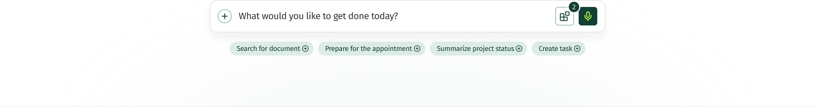 Chat entry point with sources and tasks in Autarq/Chat